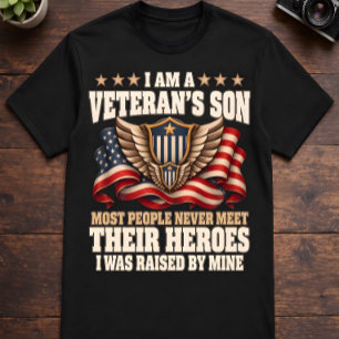 Sohn eines Veteranen trifft seine Helden nie, mein T-Shirt