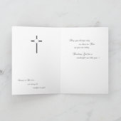 Sohn, Erste Kommune, Blau und Silber Karte (Innenseite)