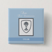 Sohn, Erste Kommune Silver Chalice Button (Vorderseite)