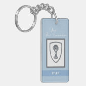 Sohn, Erste Kommune Silver Chalice Schlüsselanhänger (Vorderseite links)