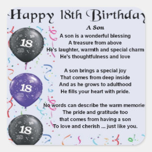 18 Geburtstag Aufkleber Zazzle De