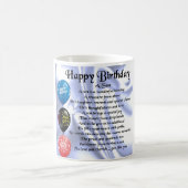 Sohn-Gedicht - alles Gute zum Geburtstag Kaffeetasse (Mittel)