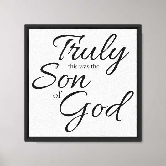 Sohn Gottes Leinwand (Vorderseite)
