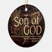 Sohn Gottes, Römer 8:14 Christlich Keramik Ornament (Links)