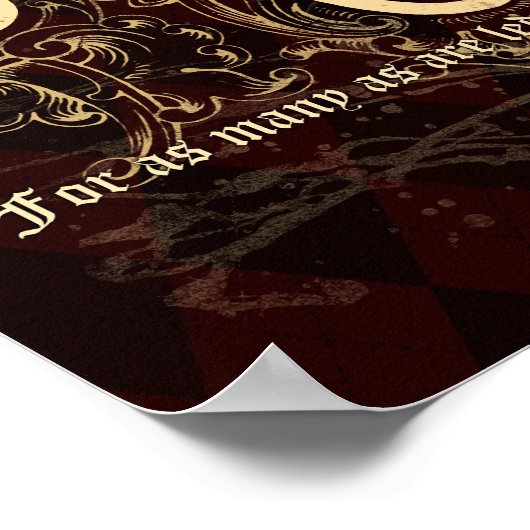 Sohn Gottes, Römer 8:14 Christlich Poster (Ecke)