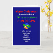 Sohn im Gesetz beweist den guten Geschmack der Toc Karte (Gelbe Blume)