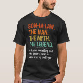 Sohn im Gesetz der Mann der Mythos der Legende, di T-Shirt (Vorderseite)
