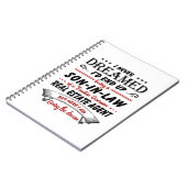 Sohn im Gesetz des Phantastischen realen Anwesens Notizblock (Linke Seite)