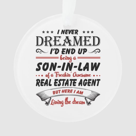 Sohn im Gesetz des Phantastischen realen Anwesens  Ornament (Vorderseite)