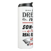 Sohn im Gesetz des Phantastischen realen Anwesens  Thermosbecher (Nach links gedreht)