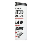 Sohn im Gesetz des Phantastischen realen Anwesens  Thermosbecher (Nach rechts gedreht)