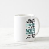 Sohn im Gesetz einer Phantastischen Freakin-Mutter Kaffeetasse (VorderseiteRechts)