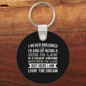 Sohn im Gesetz einer Phantastischen Mutter im Rech Schlüsselanhänger (Vorderseite)