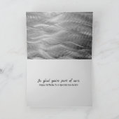 Sohn im Gesetz Geburtstagmetall Abstrakt Karte (Innenseite)