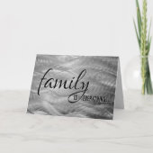 Sohn im Gesetz Geburtstagmetall Abstrakt Karte (Vorderseite)