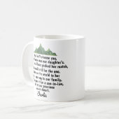 Sohn im Gesetz Geschenke von Mutter im Gesetz, Fun Kaffeetasse (Vorderseite Links)