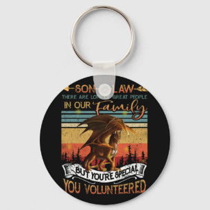 Sohn im Gesetz Viele große Freiwillige Schlüsselanhänger