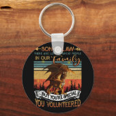 Sohn im Gesetz Viele große Freiwillige Schlüsselanhänger (Vorderseite)