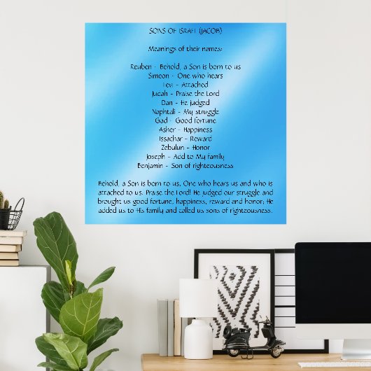 Sohn Israels Poster (Heimbüro)