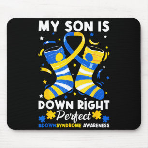 Sohn ist genau richtig Down-Syndrom-Bewusstsein Mousepad