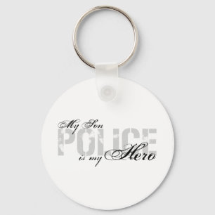 Sohn ist mein Held - POLIZEI Schlüsselanhänger