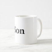 Sohn Kaffeetasse (VorderseiteRechts)