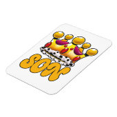 Sohn Königs krone Magnet (Linke Seite)