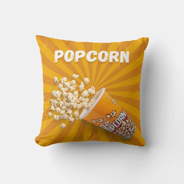 Sohn, lass uns Popcorn essen! Kissen (Vorderseite)