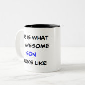 Sohn, phantastisch zweifarbige tasse (Vorderseite Links)