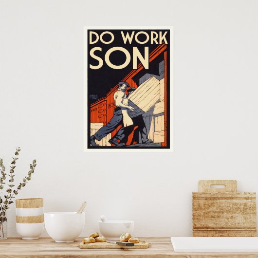 Sohn Poster (Küche)