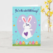 Sohn Purple Heart Muster Karte (Gelbe Blume)