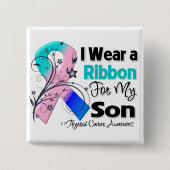 Sohn - Schilddrüsenkrebs Button (Vorderseite)