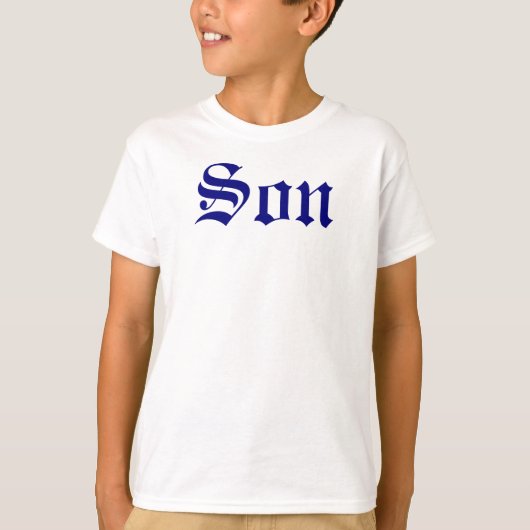 Sohn T-Shirt (Vorderseite)
