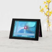 Sohn und Schwiegertochter - Hochzeit - Glückwunsch Karte (Gelbe Blume)