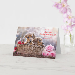 Sohn und Schwiegertochter Liebling Valentinstag Karte
