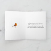 Sohn und Tochter im Gesetz Weihnachten Robins (Innenseite)