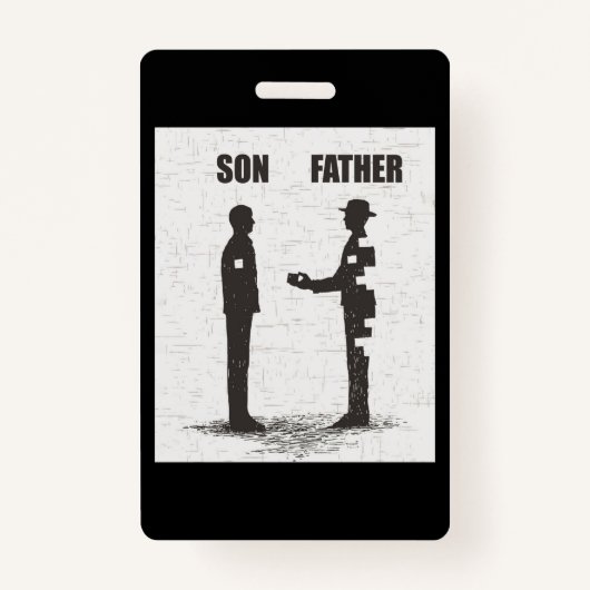 Sohn und Vater Ausweis (Vorderseite)