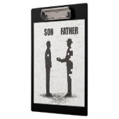 Sohn und Vater Klemmbrett (Links)
