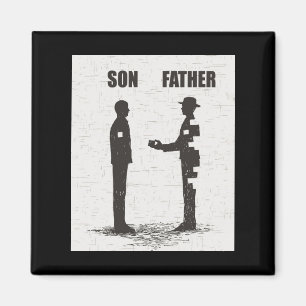 Sohn und Vater Magnet