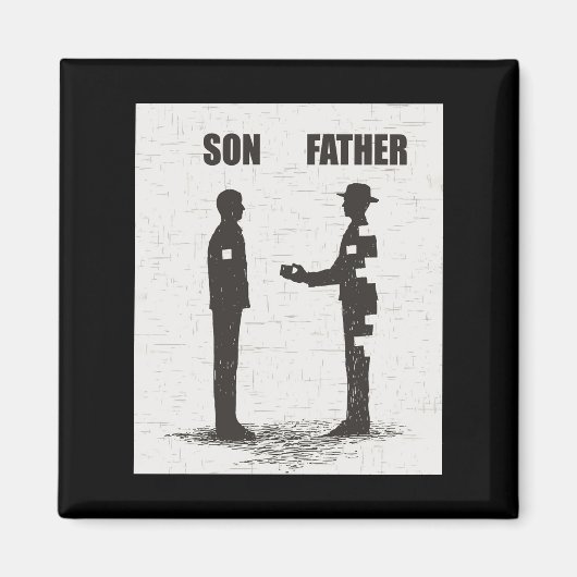 Sohn und Vater Magnet (Vorne)