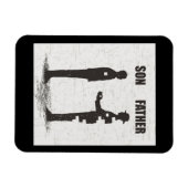 Sohn und Vater Magnet (Horizontal)