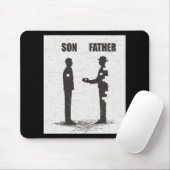Sohn und Vater Mousepad (Mit Mouse)
