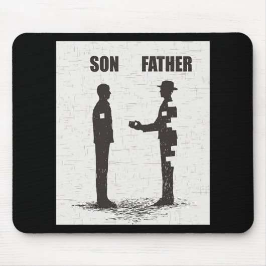 Sohn und Vater Mousepad (Vorne)