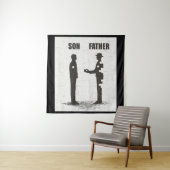 Sohn und Vater Wandteppich (Beispiel)