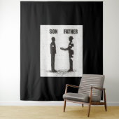 Sohn und Vater Wandteppich (Beispiel)