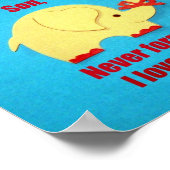 Sohn, vergiss nie, dass ich dich Liebe! Poster (Ecke)