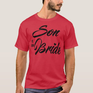 Sohn von Braut Hochzeitsfeier Matching Brautparty T-Shirt