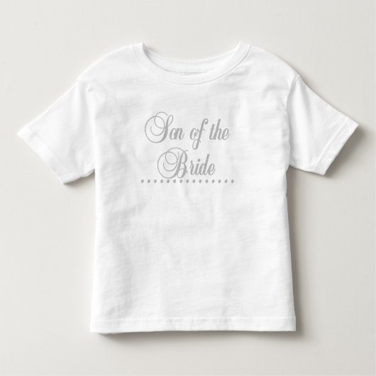 Sohn von Bride Gray Elegance Kleinkind T-shirt (Vorderseite)