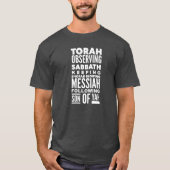 Sohn von Yah Hebrew Roots Messianic T-Shirt (Vorderseite)