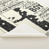 Sohn zu meinem Mama-Brief, ein besonderes Geschenk Sherpadecke (3/4)